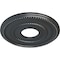 Ekena Millwork Valeriano Ceiling Medallion (Fits Canopies up to 6 1/4"), 12 1/8"OD x 3 5/8"ID x 3/4"P, Pewter CM12VAPES - alternate 4